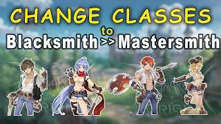 BLACKSMITH CHANGE JOB TO WHITESMITH  MASTERSMITH  RAGNAROK [upl. by Gerhan]