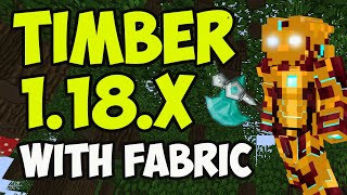 How to get Tree Chopper in Minecraft 1182  download amp install TreeCapitator 1182 FABRIC [upl. by Nairim224]