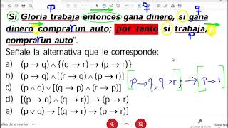 FORMALIZACION DE PROPOSICIONES  Lógica Matemática [upl. by Suiram916]