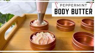 Homemade Peppermint Body Butter [upl. by Nevets]