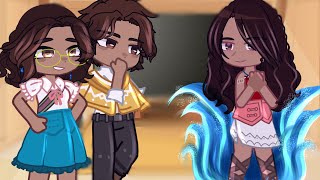 Encanto React To Moana  Gacha React [upl. by Gannes]