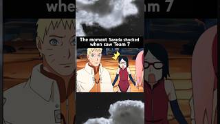 The moment Sarada shocked when saw Team 7 naroto sasuke sarada sakura [upl. by Aggy]