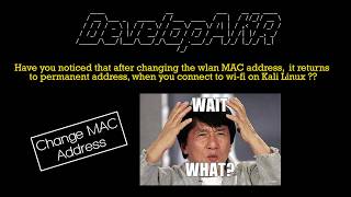 Wlan MAC address does not change how the fix it [upl. by Alexis]