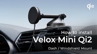 New Velox Mini Qi2 Wireless Dash amp Windshield Mount Made for the Future of Wireless Charging [upl. by Maxfield262]