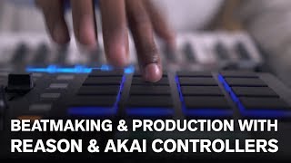 Beatmaking amp production with Reason amp AKAI controllers [upl. by Rivalee]