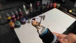 Miniature Painting Beginner Tutorial  1 mini in under 1 hour [upl. by Rutledge]