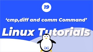 Linux Tutorials  cmp diff and comm commands  GeeksforGeeks [upl. by Thorman]