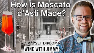 How is Moscato dAsti made For WSET Level 4 Diploma [upl. by Rahmann]