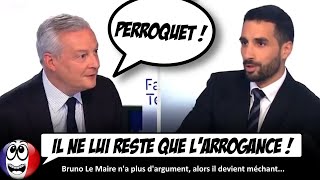 Bruno Le Maire SÉNERVE et devient MÉPRISANT face aux questions pertinentes dun journaliste [upl. by Lekzehcey]