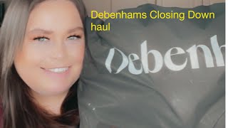 Debenhams closing down sale haul [upl. by Aihsemek137]