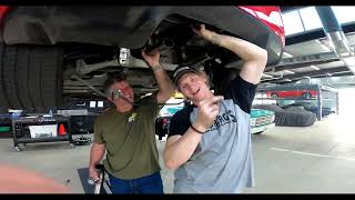 C6 Magnaflow install GOLDBERGS GARAGE EPISODE 27 [upl. by Darnok]