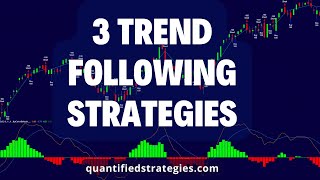 3 SIMPLE Trend Following Trading Strategies Backtest [upl. by Fulmis]