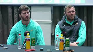 Springbok media conference Duane Vermeulen and Ruan Nortje [upl. by Deibel]