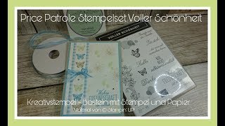 Grußkarte Voller Schönheit aus dem neuen Frühjahr Sommer Katalog 2019 von Stampin Up [upl. by Akcirderf553]