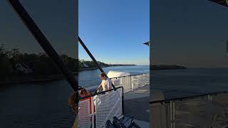 Ferry Docking in NY ⛴️ tga taylorsgrandadventures walkintosuccess newyork adventure travel [upl. by Kessel]