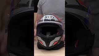 KYT TT Course Helmet Face Shield Change  SpeedAddictscom shorts [upl. by Akerahs]