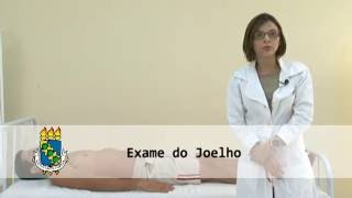 Semiologia Osteomuscular  Exame do joelho [upl. by Lorrimer41]