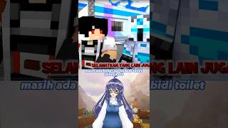 FROST DIAMOND MELAWAN SKIBIDI TOILET TEGUH SUGIANTO shorts reaction minecraftindonesia [upl. by Treb]