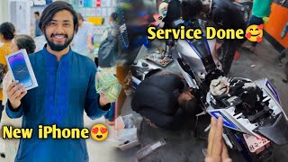 iPhone কিনে আরেক জনের হলো সপ্ন পূরন😍Bike Service দিয়ে নিলাম রাজবাড়ী Tour এর জন্য আমি তৈরি🥰 [upl. by Rese]