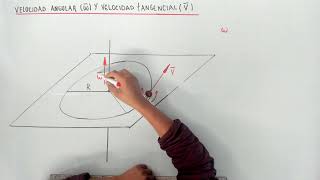 2 MOVIMIENTO CIRCUNFERENCIAL  Velocidad angular y velocidad tangencial [upl. by Ralyks582]