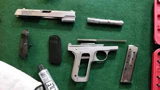 Colt 1903 Pocket Hammerless  Disassembly Cleaning and Polishing  Episode 2 [upl. by Hartmunn]