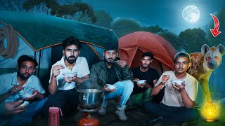 Night Camping In Dangerous Jungle  खतरनाक जानवर से सामना हो गया  मरते मरते बचे 😱 [upl. by Annayak746]