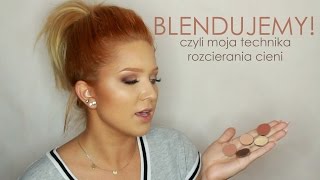 TUTORIAL Jak blendować  rozcierać cienie  Moja Metoda  kitulec [upl. by Candace]