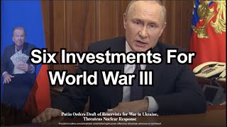 Six Investments For The Coming World War III [upl. by Arytas]