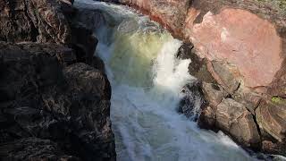 Lower Sand River Falls Ontario Canada [upl. by Yaeger995]