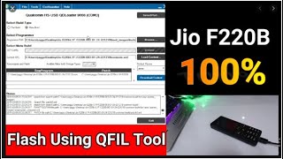 How To Flash Jio F220B Using QFIL  QPST Tool  Unbrick amp Unlock Jio F220B [upl. by Yraek]