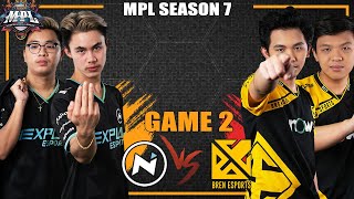 WALANG BAWI NXP vs BREN GAME 2  MPLPH [upl. by Barkley]