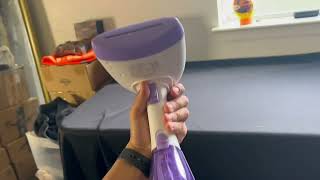 Conair Handheld Garment Steamer for Clothes ExtremeSteam 1200W Review [upl. by Ttsepmet]