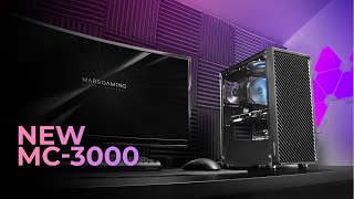 Professional Mid Tower Case METALMESH Front Panel MC3000  Mars Gaming [upl. by Alyda920]