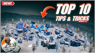 TOP 10 NEW TIPS amp TRICKS IN NEW WINTER MODE UPDATE 35 IN BGMI  UPDATE 35  Mew2 [upl. by Gustin]