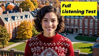 Get Ready for IELTS Listening FULL TEST Experience [upl. by Smith339]