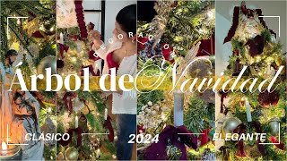 🎄 ÁRBOL DE NAVIDAD 2024  COMO DECORAR TU ARBOL DE NAVIDAD CLÁSICO Y ELEGANTE  NAVIDAD VICTORIANA [upl. by Blumenfeld]