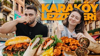 KARAKÖY SOKAK LEZZETLERİ w visittoeat [upl. by Ysak]