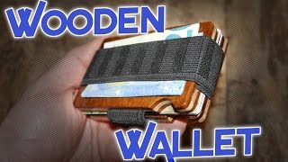 Minimalist Wooden Wallet EDC kit part 1 [upl. by Annaerb]