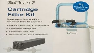 Soclean 2 Cartridge Filter Kit [upl. by Can]