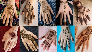 simple mehndi design for girls  mehandi design for girls  mehandi Ka design Sanasallinonechannel [upl. by Sturdivant272]