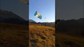 Epic 0 Wind Paragliding Sunrise Take Off 💥😎🦅 paragliding takeoff sunrise [upl. by Coonan664]