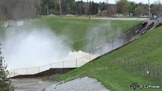 Edenville Dam  Sanford Dam Morning of Failure  Edenville MI  Sanford MI 5192020 [upl. by Marr361]