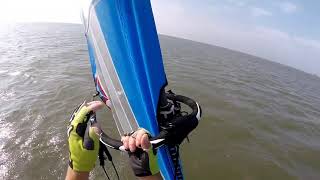 Slingshot Infinity 76 Windsurf FoilEzzy Zeta 58 SXS Windsurfing [upl. by Netsrijk]