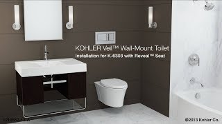 Installation  Veil Toilet with Reveal Seat [upl. by Otrebogad]