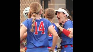 the freshman went the distance 🥎 highschoolsoftball [upl. by Ramso178]