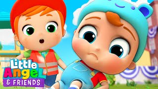 Babys First Boo Boo  Little Angel And Friends Kid Songs [upl. by Nnaillek3]