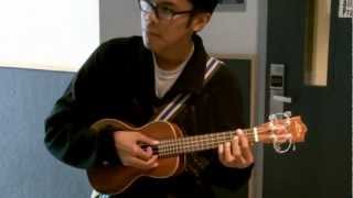 Exile  Loveline  Percussive Ukulele [upl. by Anwahsat34]