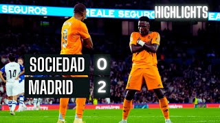 HIGHLIGHTS  Real Sociedad 02 Real Madrid  LaLiga 202425  Goals amp Skills [upl. by Neda572]