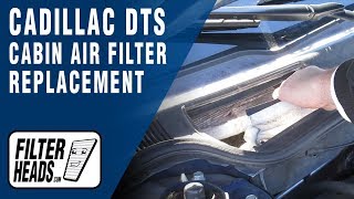 How to Replace Cabin Air Filter 2009 Cadillac DTS [upl. by Surbeck]