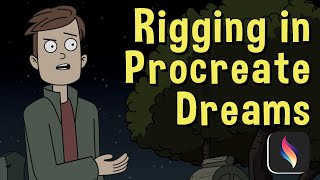 How to Rig a Character in Procreate Dreams Rigging in Procreate Dreams Tutorial for Beginners [upl. by Disario]